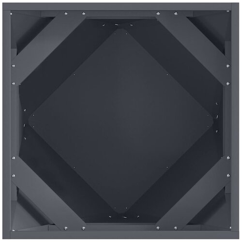  Sadilica 2 pcs Antracit 50 x 50 x 50 cm Čelik Slike