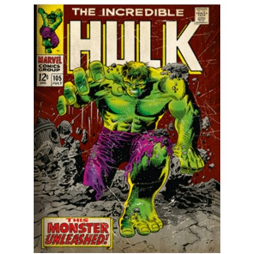 Pyramid International Incredible Hulk Monster Unleashed Print na platnu, les, večbarvno, 30 x 40 x 1,3 cm, (21311376) Cene