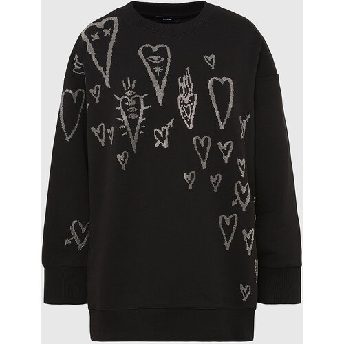 Diesel Sweatshirt - FAKUAE60 SWEATSHIRT black Slike