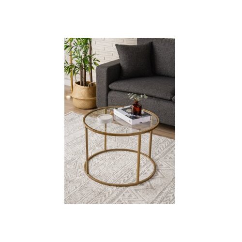 Hanah home berlin - gold 60 gold coffee table Cene