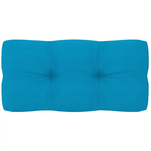vidaXL Blazina za kavč iz palet modra 80x40x10 cm