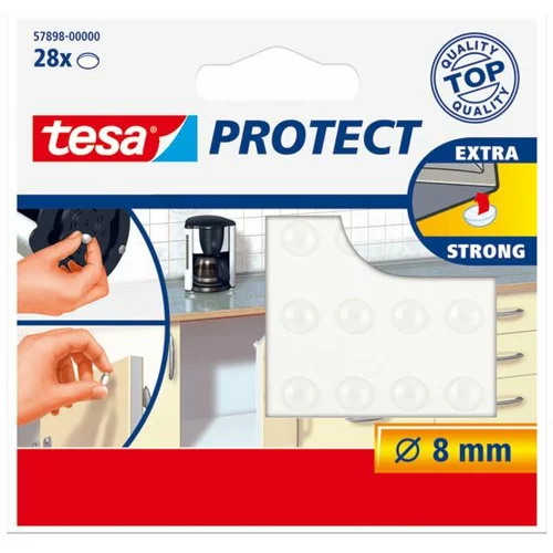 Tesa Dušilec ropota Tesa Protect (Ø 8 mm, samolepilni, prozoren)