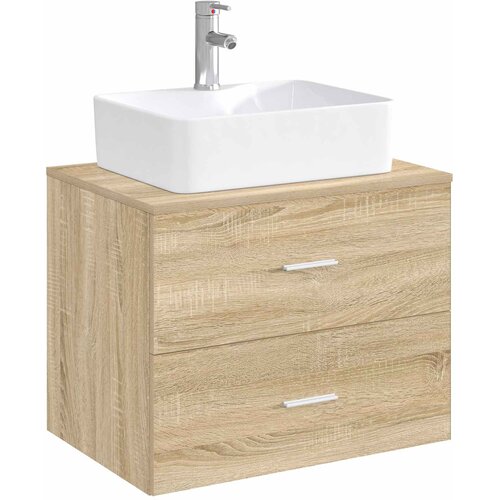  Umivaonik za kupaonicu Krom 48,5 x 37,5 x 13 cm Metal Slike