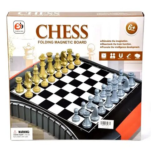Magic Toys Magnetna tabla za šah s figuricami kovinske barve Cene