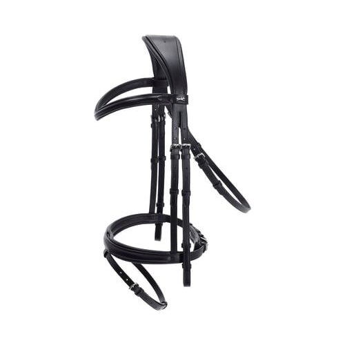 Schockemöhle Sports Uzda Monza, black/silver Cene