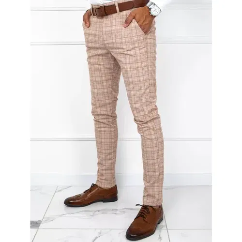 DStreet Light beige men's trousers UX3774