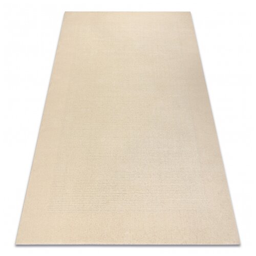 RugsX Volnena preproga TEXTURA 488.04.LA101 OSTA - Linije, geometrijski okvir, strukturna krem 280x390 cm, (5000218776) Cene