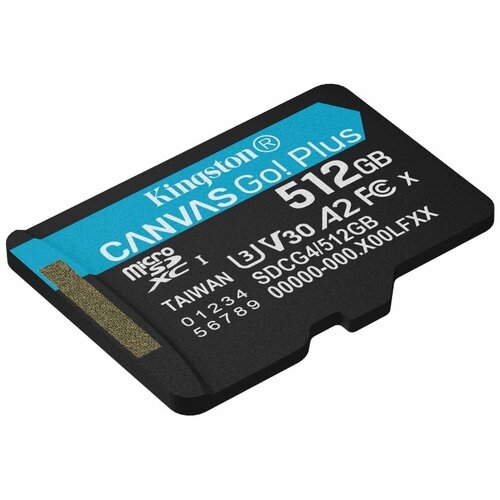 Kingston Memorijska kartica U3 V30 microSDXC 512GB Canvas Go Plus 200MB/s A2 SDCG4/512GBSP Cene