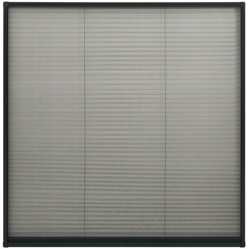 Zaslon protiv insekata za prozore antracit 120x120 cm aluminij Slike