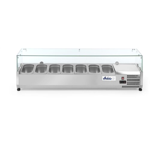 ARKTIC Rashladna vitrina GN1/4, 7x GN 1/4, 230V/180W, 1505x335x(H)460mm Cene