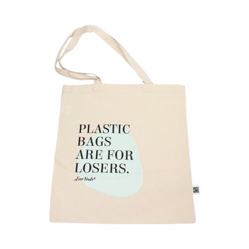 Ecco Verde Pamučna torba "No plastic" Cijene