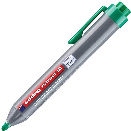 Marker ZA BIJELU PLOČU 1,5-3MM EDDING RETRACT 12 ZELENI Cijene