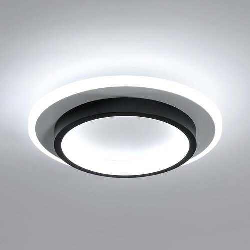 Glamaris Okrogla LED stropna svetilka, moderna akrilna LED stropna svetilka 21W 2365LM, premer stropne svetilke 23cm hladno bela 6500K, za dnevno sobo, spalnic, (21163234) Cene