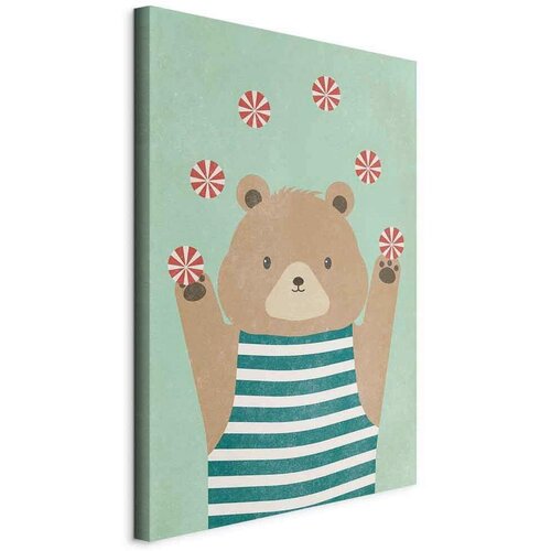 Artgeist Slika Na Platnu Juggling Bear Cene