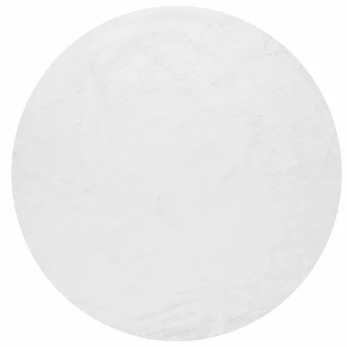 Mila Home Bijeli periv okrugao tepih ø 120 cm Pelush White –
