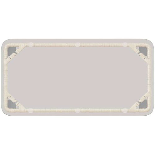 VidaXL Stol za vrt 80 x 40 x 45 cm Poli ratan Slike