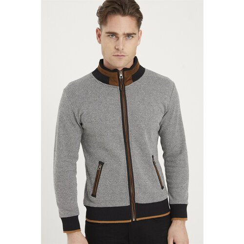 Dewberry 1021 MEN'S SWEATSHIRT-DIAGONAL BLACK Cijene