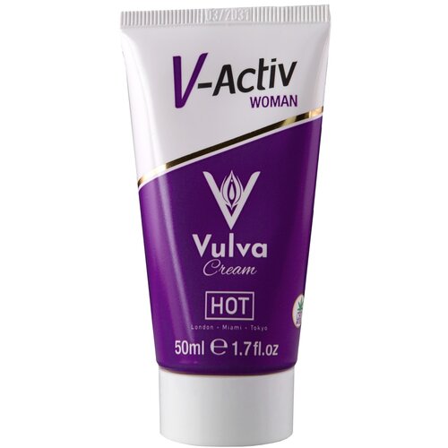 Hot V-Activ Vulva Cream CBD Infused 50ml Slike