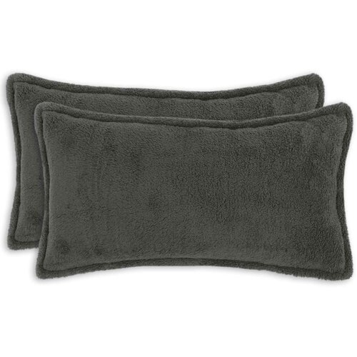  Presvlaka za jastuk 2 pcs HOUTEN Tamnosiva 40 x 70 cm Boucl&eacute; Cijene