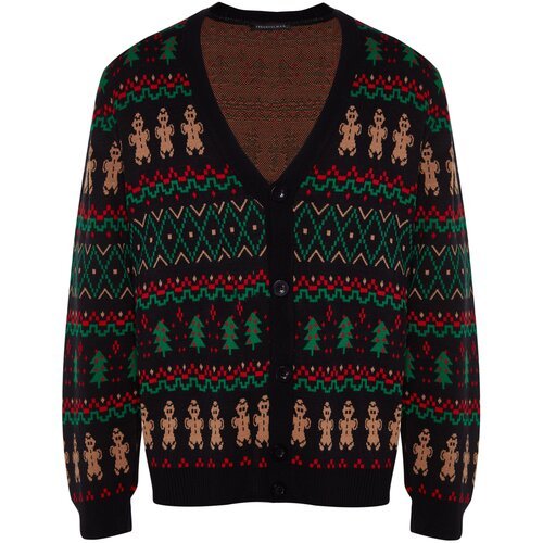 Trendyol Multicolored Men's Regular Fit Christmas Knitwear Sweater. Cene