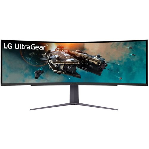 LG gejming monitor 49GR85DC-B 49"/VA,32:9,zakrivljen/5120x1440/240Hz/1ms GtG/HDMIx2,DP,USB3/Freesync/visina Cene