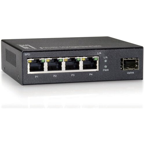  LevelOne 5-Port Gigabit Switch, 1 x SFP Cene