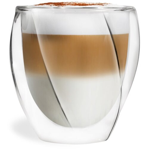 Vialli Design Šalice u setu 2 kom za cappuccino/s dvostrukom stijenkom 250 ml Cristallo – Cijene