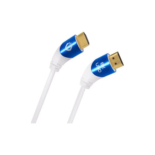 Oehlbach HDMI priključni kabel HDMI A utikač, HDMI A utikač 2.00 m bijela D1C42537 Ultra HD (8K), trostruko zaštićen HDMI kabel Cijene