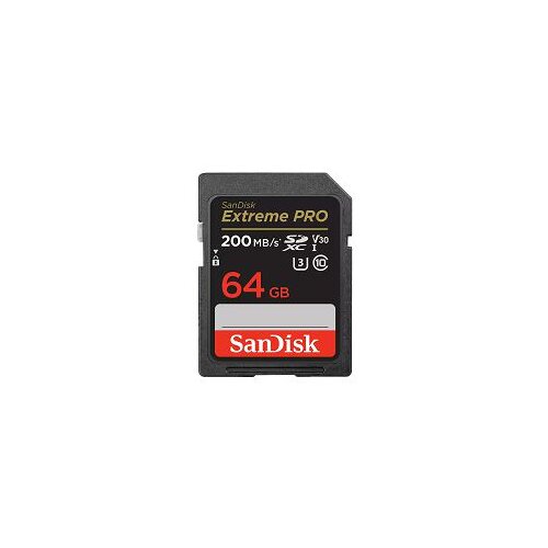  ..SanDisk 64 GB SDXC ExtremePro 200MB/s V30 UHS-I U3, Class 10 Slike