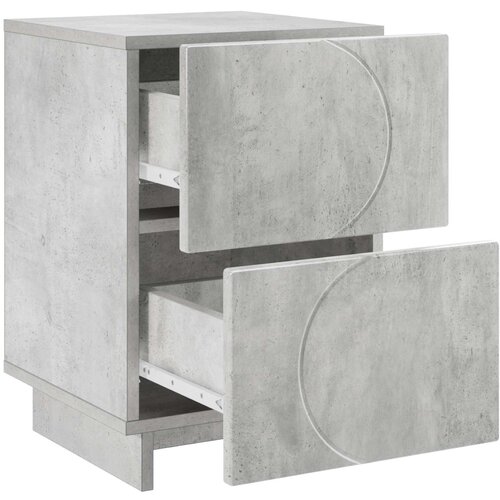  Noćni ormar Betonska siva 33,5 x 34,5 x 50 cm Konstruirano drvo Slike