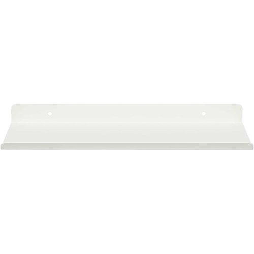  Lebdeća polica Zidne 2 pcs Bijeli 30 x 18 x 2,5 cm Čelik Slike