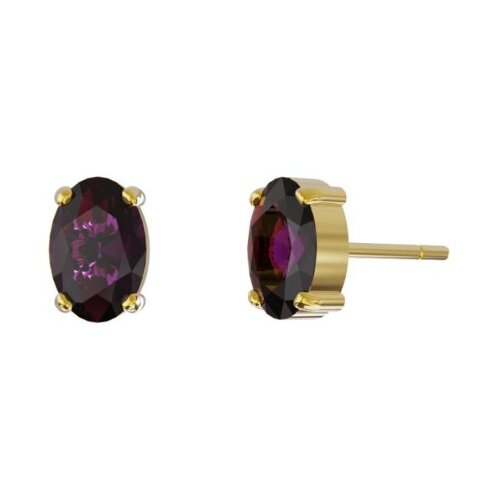 Victoria Cruz gemma amethyst gold mindjuše sa swarovski kristalom ( a4515-11dt ) Cene
