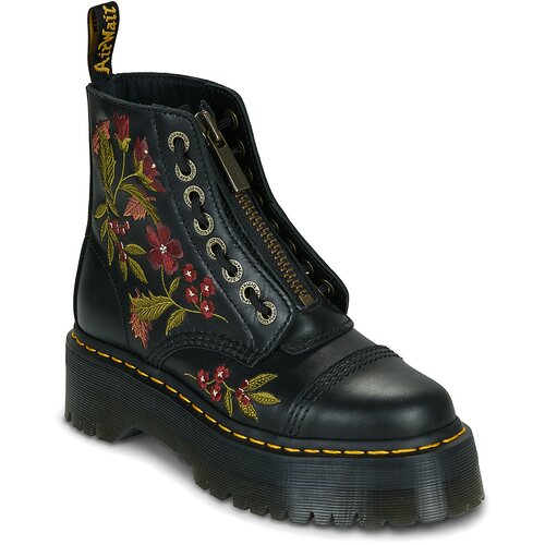 Dr. Martens Pol&amp;scaron;kornji SINCLAIR FLORAL BLACK WANAMA Črna Slike