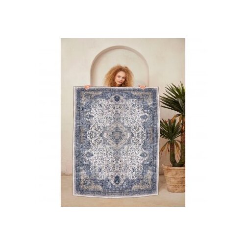 Conceptum Hypnose tepih Woosonil066, 160x230cm, plava Cene