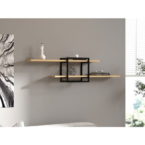 Hanah home zidna polica mone - sapphire oak sapphire oak wall shelf Slike