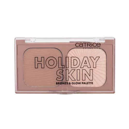 Catrice Holiday Skin Bronze & Glow Palette paletka za konturing 5,5 g odtenek 010 za ženske