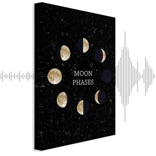  Slika - Lunar Cycle (1 Part) Vertical 60x90 Akustična Cijene