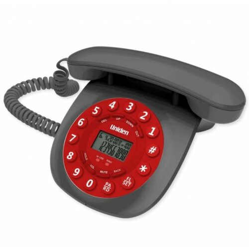 Uniden CE6601 red žični fiksni telefon Slike