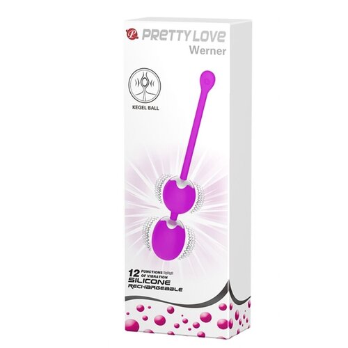  Vaginalne kuglice Pretty Love Werner, 20.5cm, Ljubičaste Slike