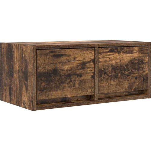 VidaXL TV ormarići 2 kom boja dimljenog hrasta 60x31x25,5 cm drveni Slike
