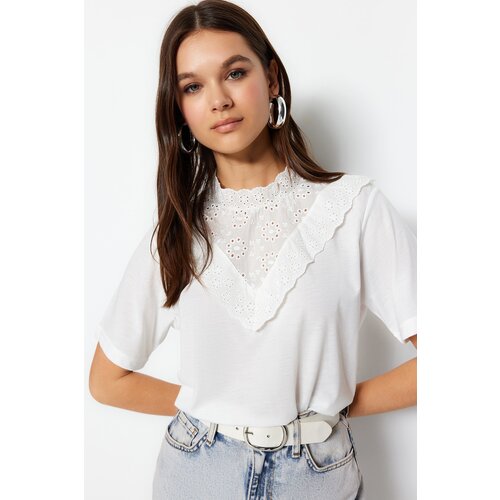 Trendyol Blouse - White - Regular fit Slike