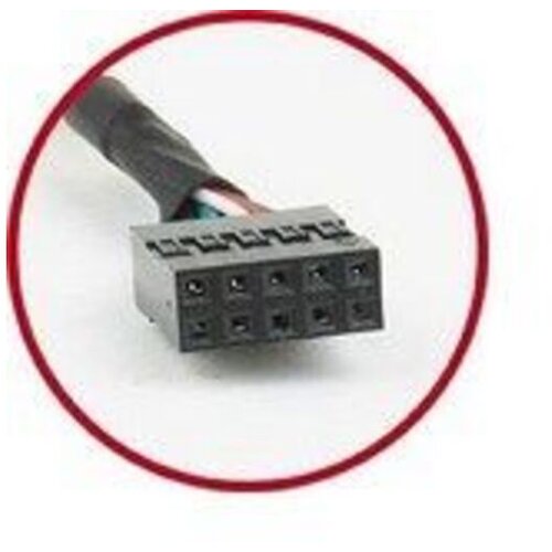 Gembird Double USB Receptacles on bracket 25m Cene