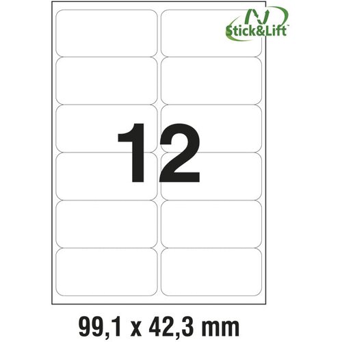  ETIKETE ILK 99,1X42,3MM ODLJEPLJIVE PK25L ZWECKFORM L4743REV-25 Cene