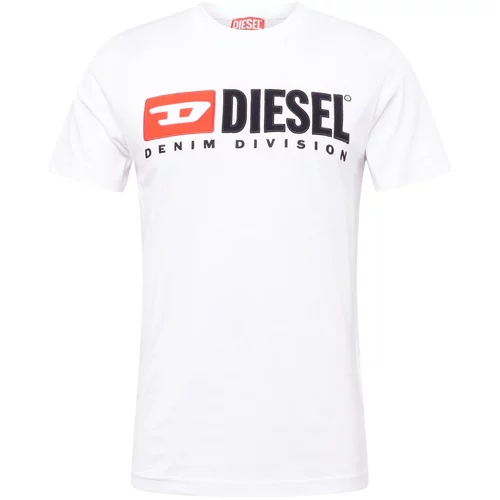 Diesel Majica 'Diegor' rdeča / črna / bela