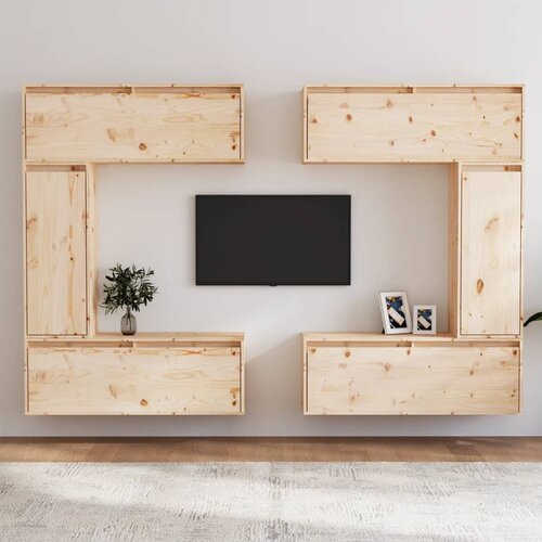 The Living Store TV omarica 6 kosov trdna borovina - TV Omarica, (21375919) Cene
