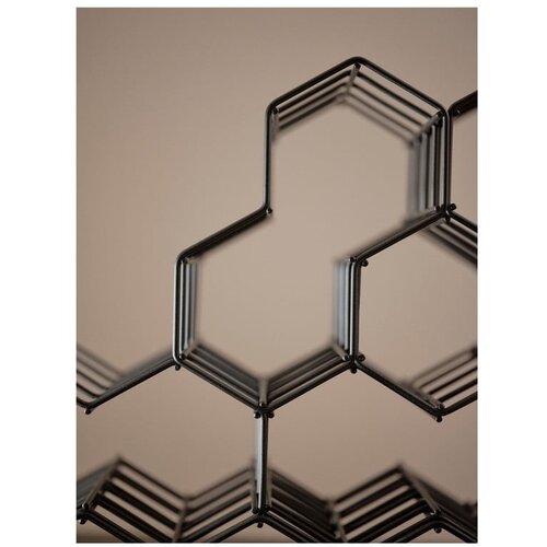 Zone Metalni stalak za vino broj boca 5 kom Rocks &amp;ndash; Slike