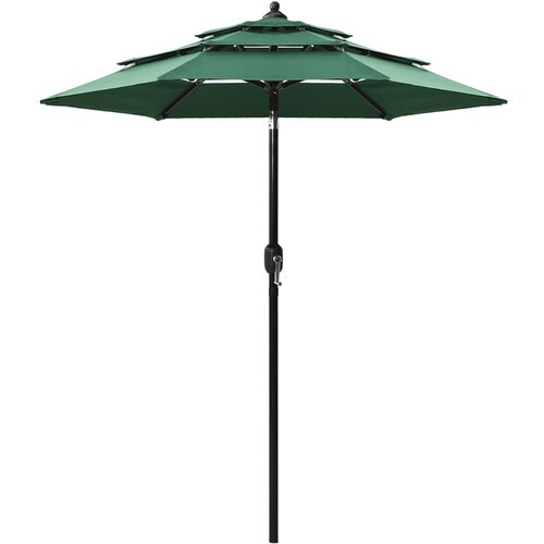 VidaXL Senčnik aluminij zelen 2 m, (20729243) Slike
