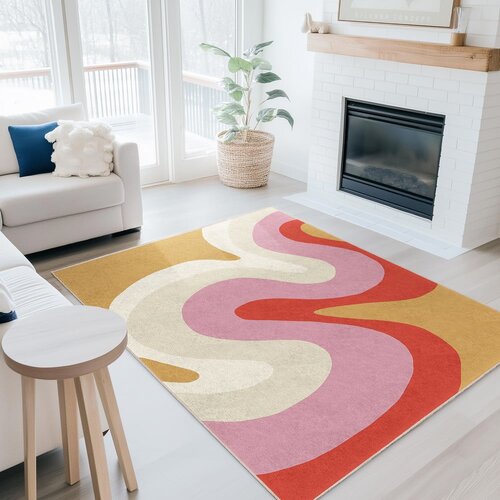 Mila Home Rumen/rožnat pralen tekač 60x230 cm Raspberry Creamsicle &amp;ndash; Slike