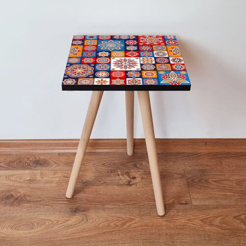 Hanah home klub sto Shp7, 35x42x35 cm, Šareni Cene