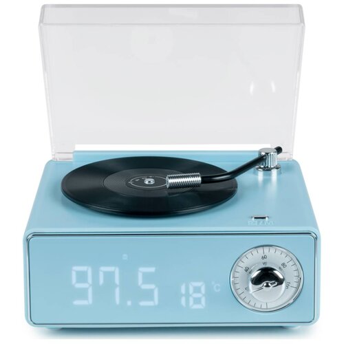 Oem BigBen, Retro zvočnik Bluetooth in budilka EPOK, Modra, (5000250464) Slike